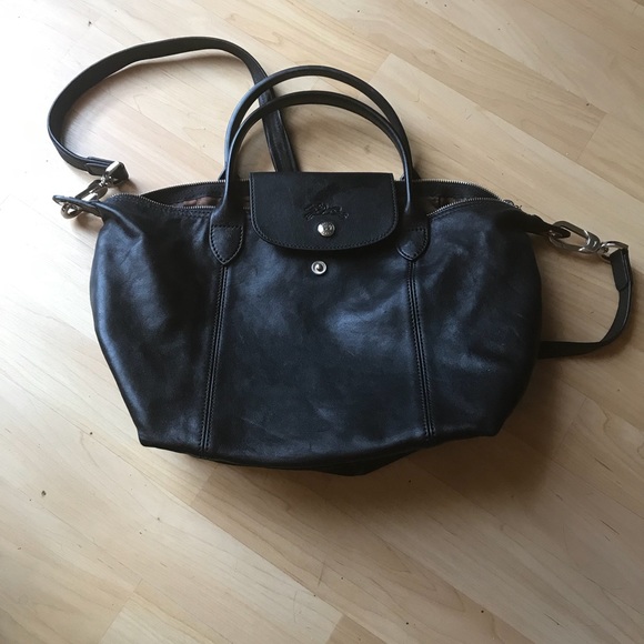 le pliage leather tote